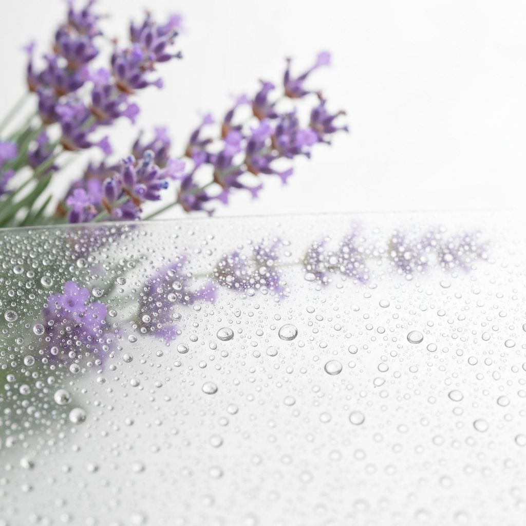 Concepto visual de hidratación natural